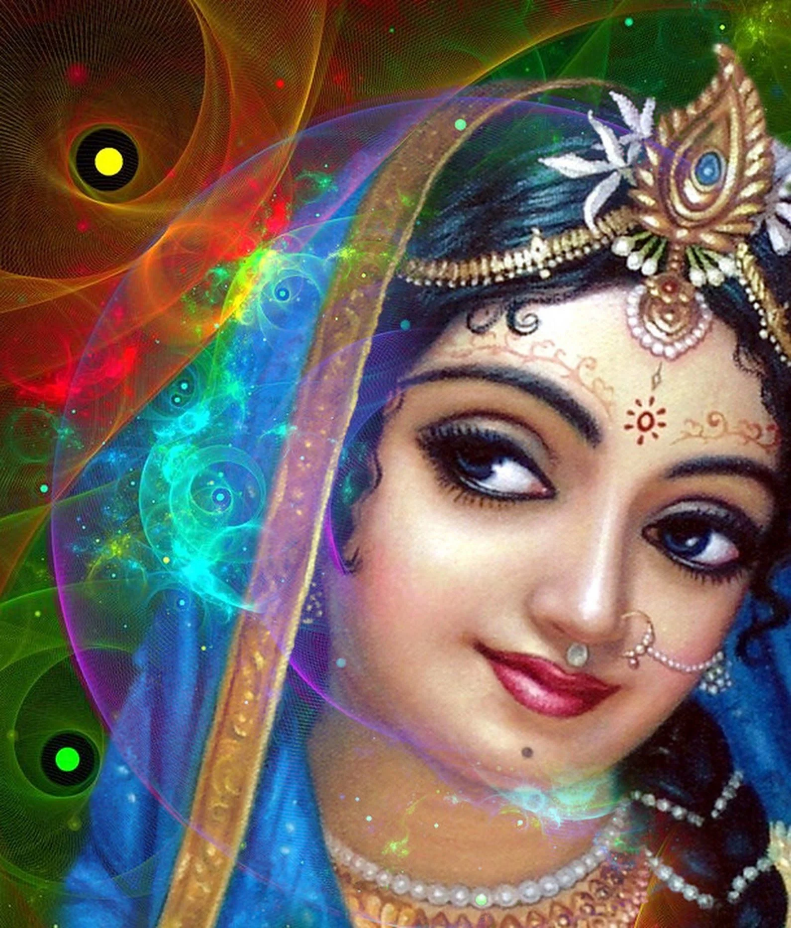 shri Radhikashtakam hindi lyrics bt Krishna das