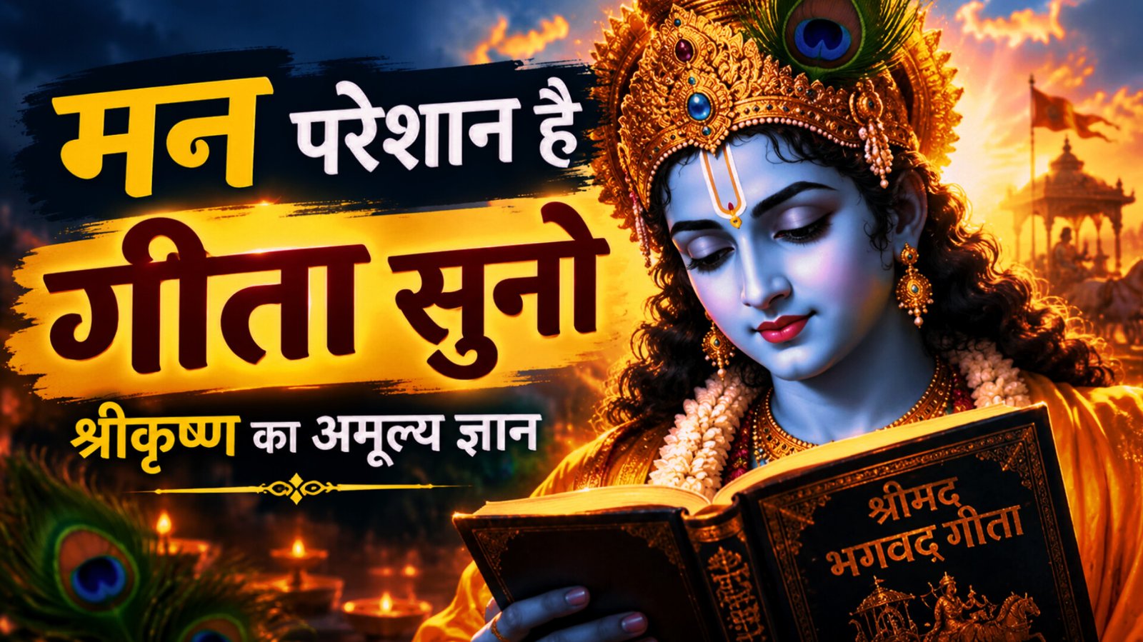 मन परेशान है तो गीता सुनो
