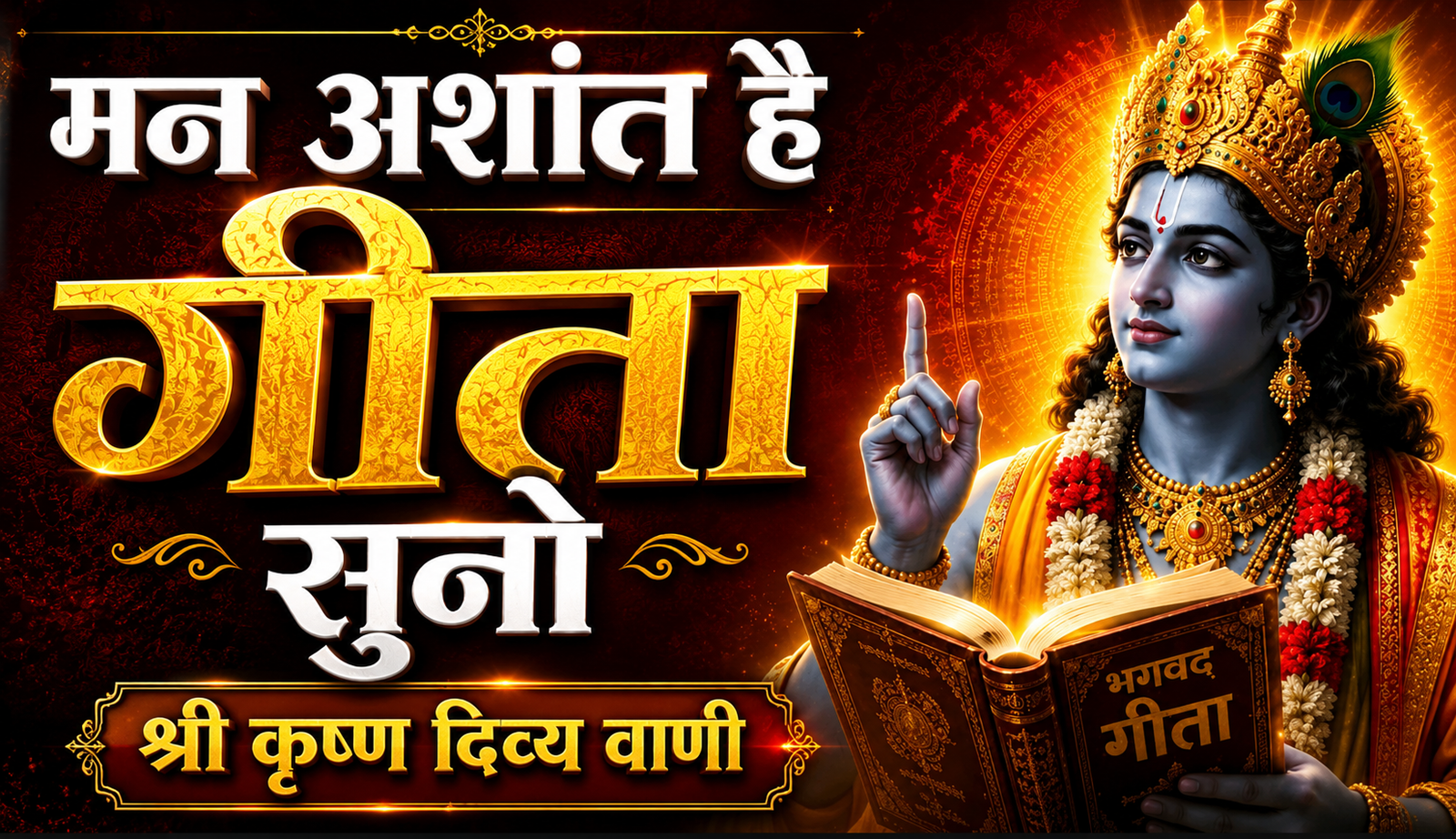मन अशांत है गीता सुनो