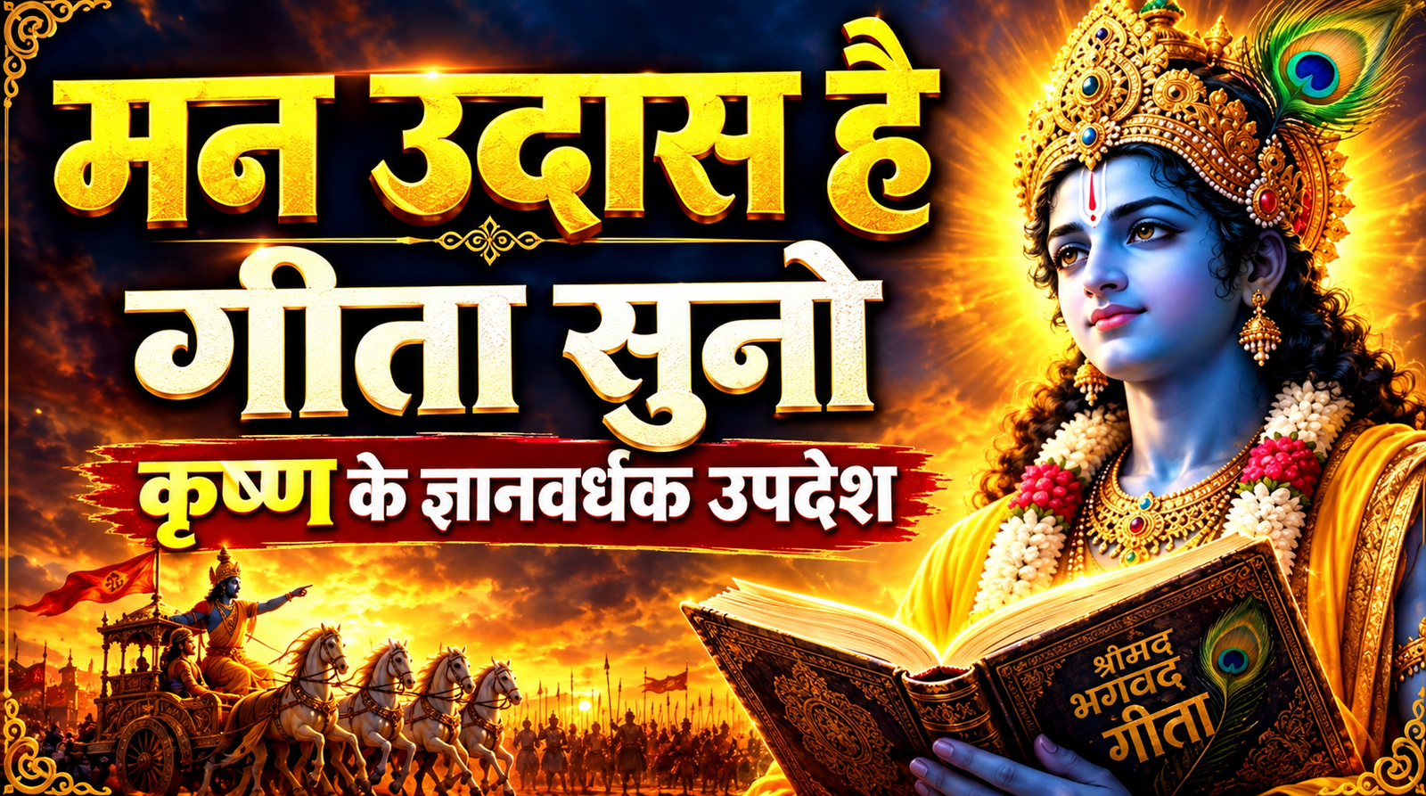 मन उदास है गीता सुनो